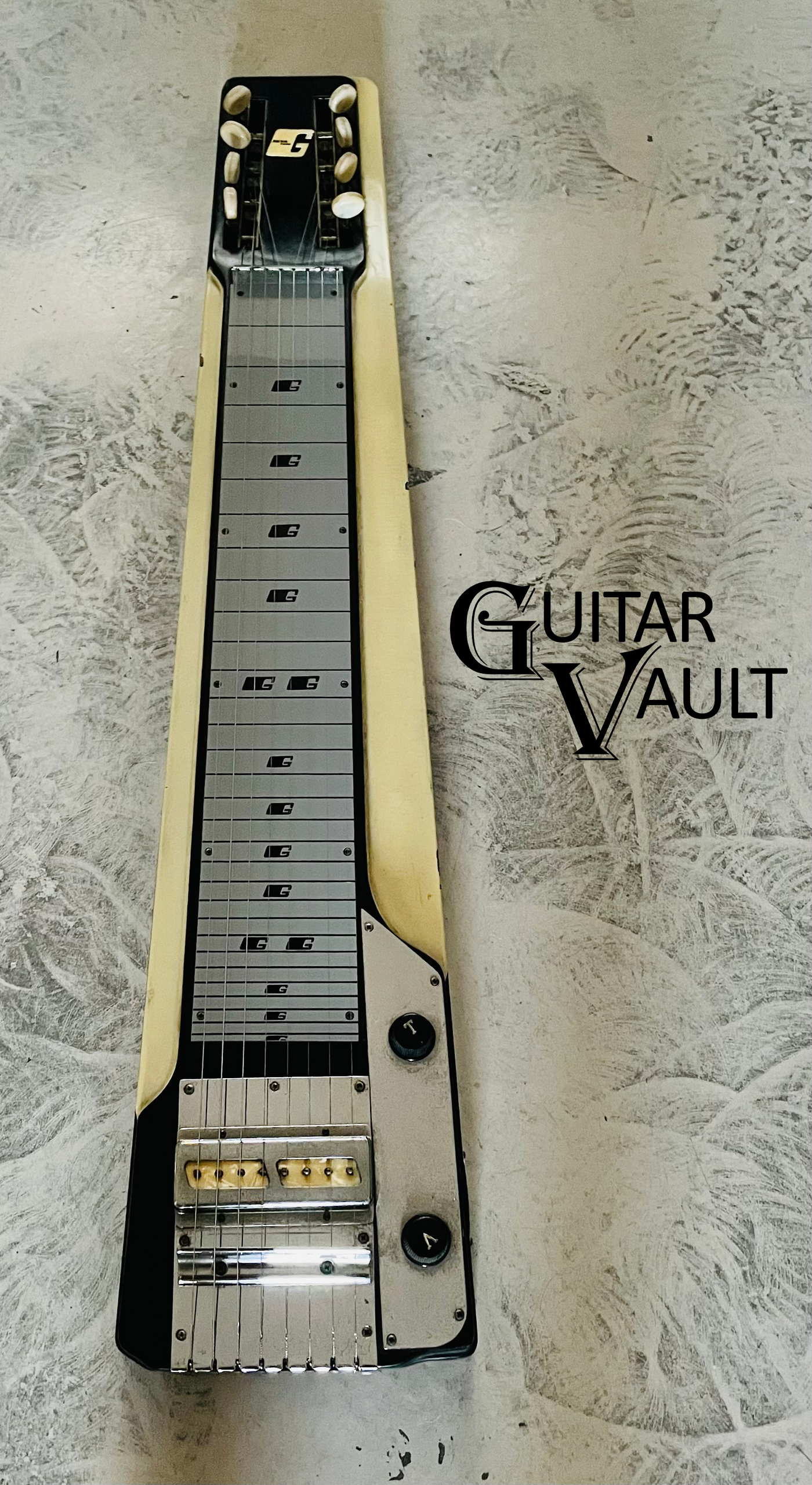 Guyatone lap steel guitar top
