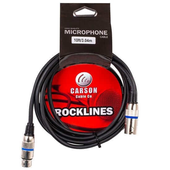 Carson Rocklines 10ft XLR ROM10L