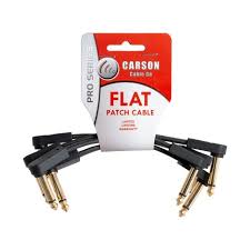 Carson Pro Flat Patch Cable 4 inch 4Pk