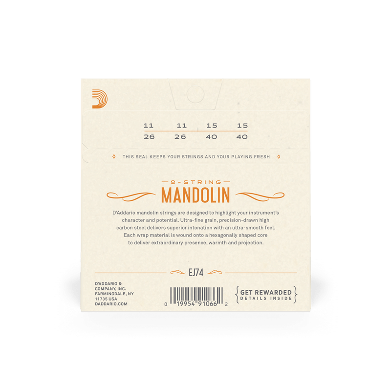 D Addario EJ74 Mandolin Strings