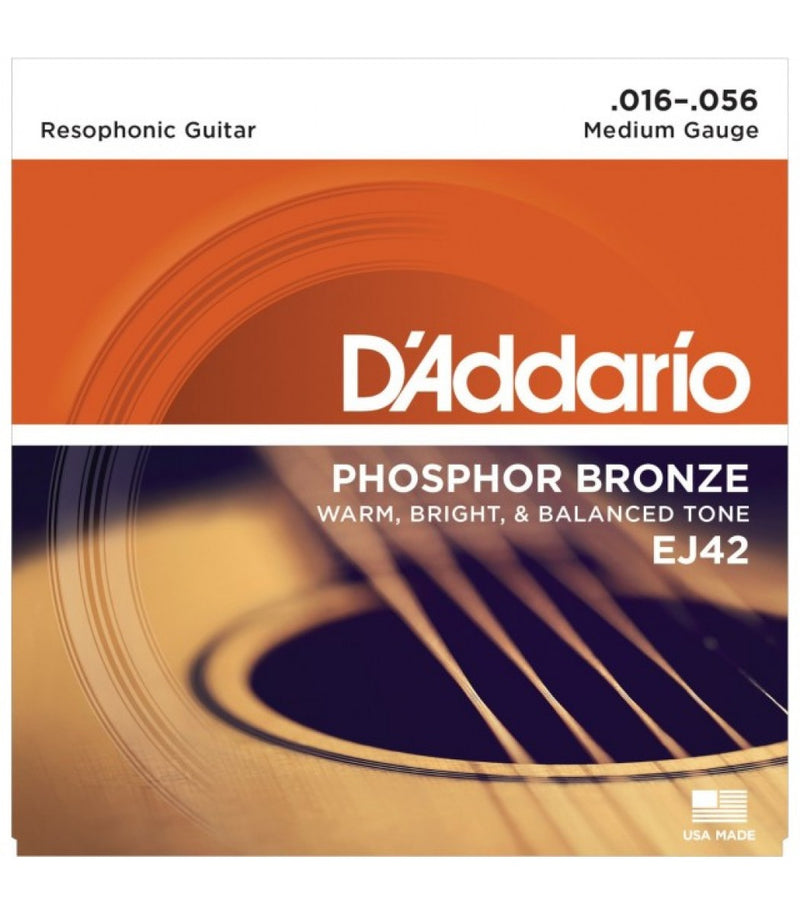 D Addario Resophonic EJ42 16-56