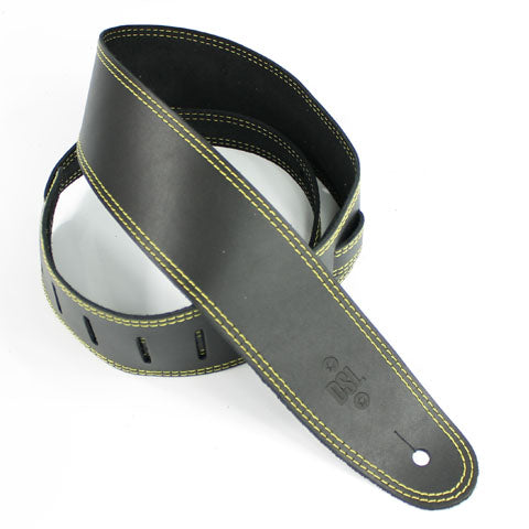 DSL 2.5" Strap Black Yellow Stitch