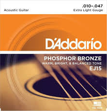 D Addario EJ15 10-47 Acoustic