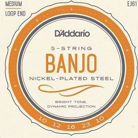 D Addario J61 Banjo Strings Medium