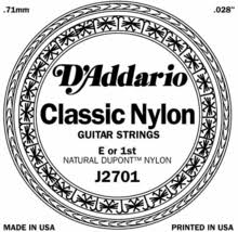 D Addario Nylon Single  J2701