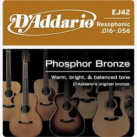 D Addario Resophonic EJ42 16-56