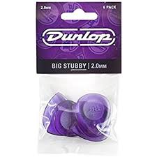 Dunlop Players Big Stubby 2mm 6pk