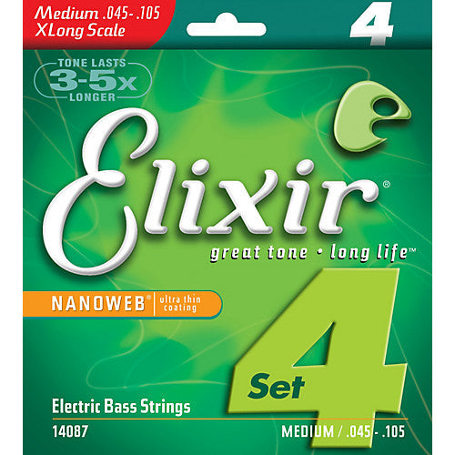 Elixir Bass Strings 45-105