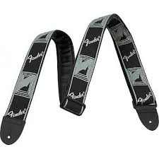 Fender Strap 2" Mono Blk/GRY/DK.GRY