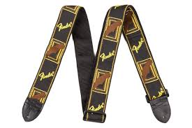 Fender Strap 2" Mono Blk/YLW/Brown