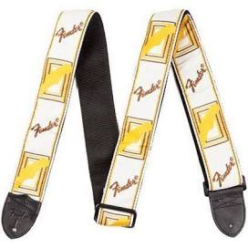 Fender Strap 2" Mono WHT/BRWN/YEL
