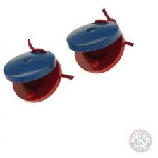 Mano Perc Wood Castanets UE542 Red/Blue