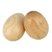 Mano Wooden Egg Shakers  - Natural