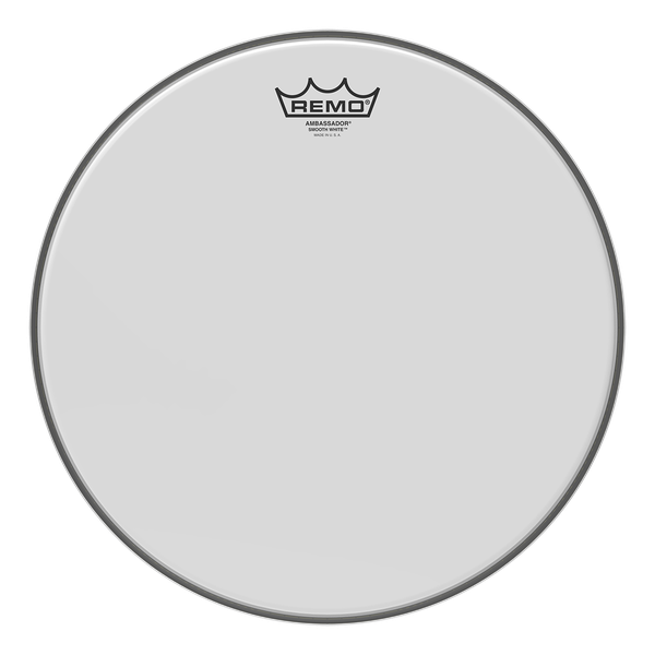 Remo Ambassador Smooth White 14 inch