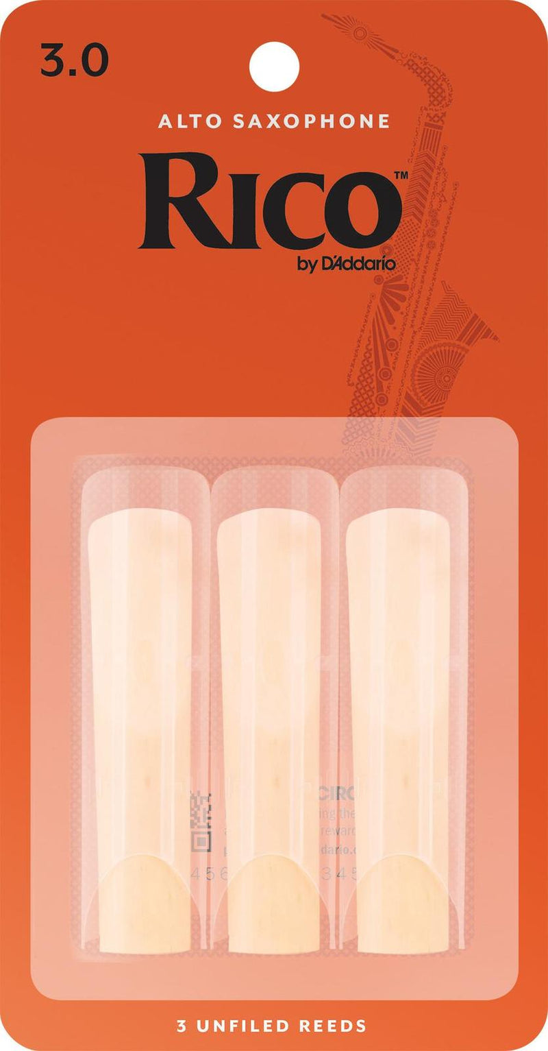 Rico 3 Alto Sax Reed Three Pack