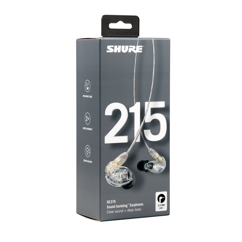 Shure SE215 Clear Earphones