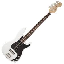 Squier Aff PJ Bass White