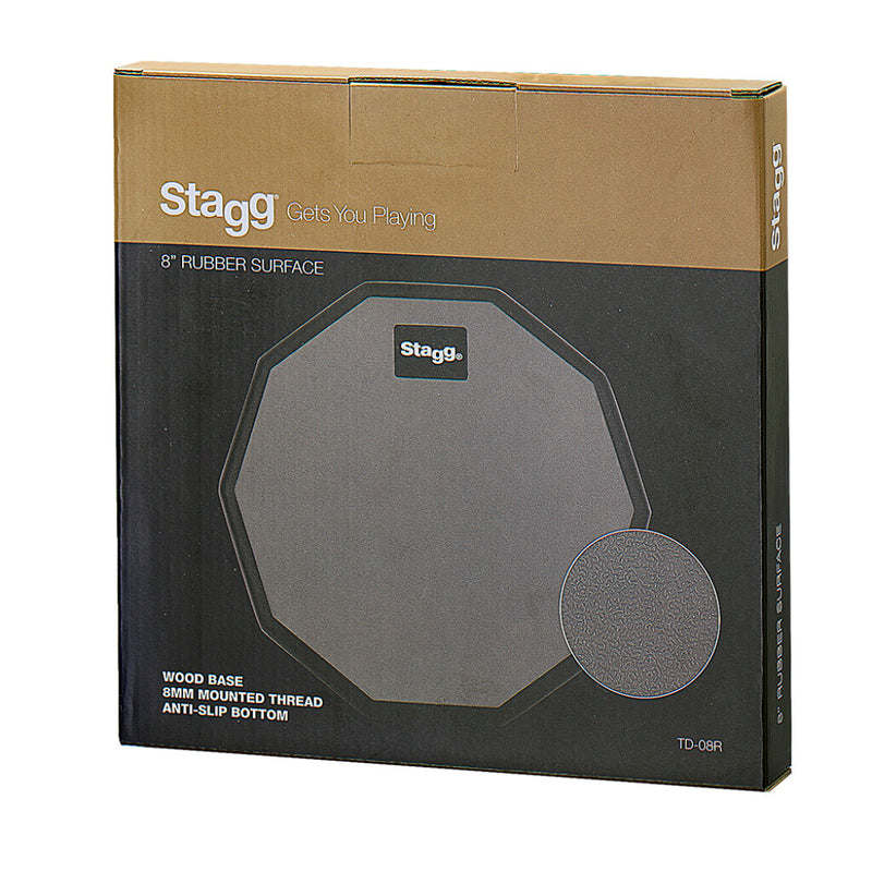Stagg 8inch Desktop Practice Pad TD-08R