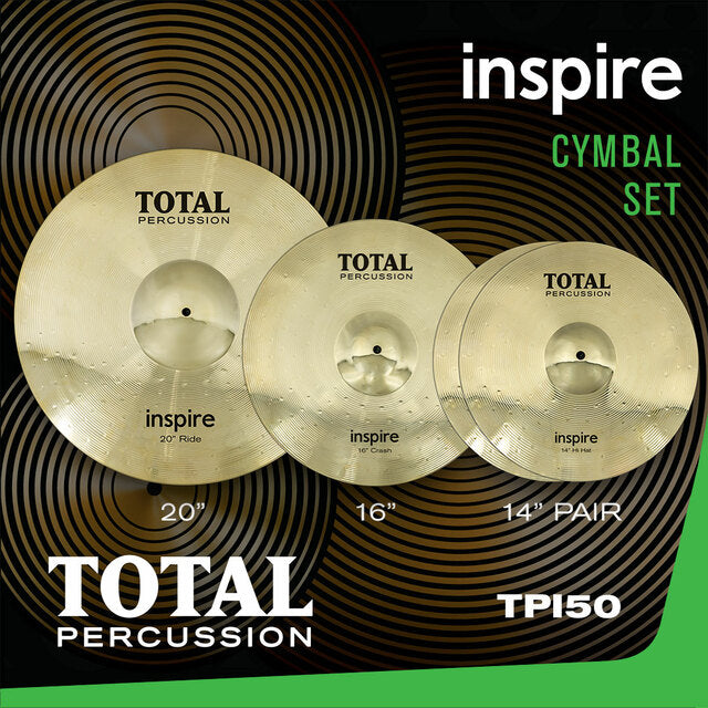 Total Percussion Inspire Cymbal Set 150