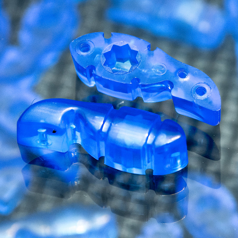 Tuner Fish Lug Locks Blue 8Pk