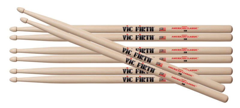 Vic Firth 5B Wood 4 Pack